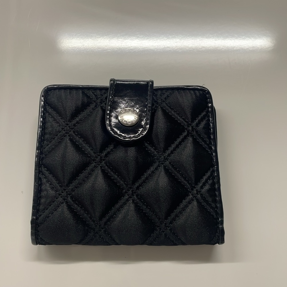 Marc Jacobs Black canvas & leather Wallet